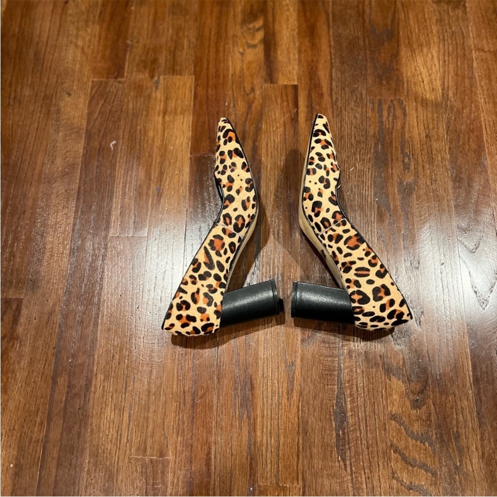 Marc Fisher Animal Print Block Heels - Picture 5 of 6